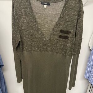 Diesel Olive Long Sleeve Dress